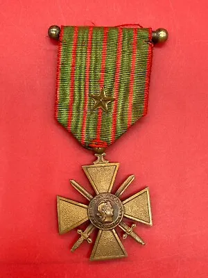 $29.02 • Buy Original WW1 French Army Medal Croix De Guerre - 1914-1918