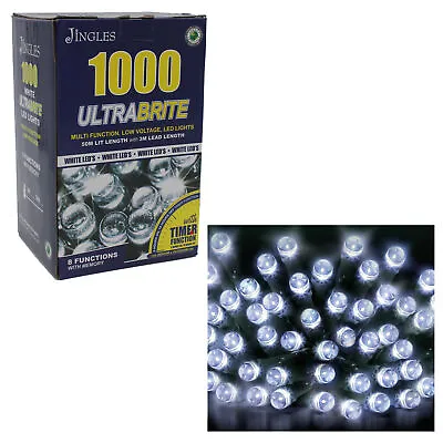 Christmas Ultra Bright Lights Multi Function With Timer - 1000 White • $74.07