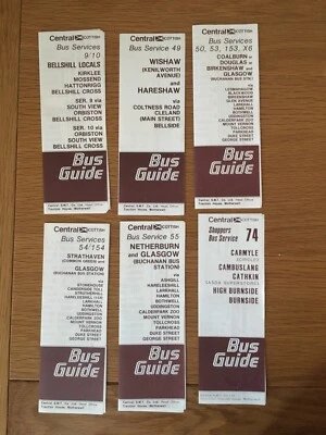 £5.99 • Buy Central Scottish, Timetables, X 12, Dated April 1983.