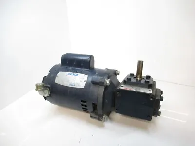 Regal Beloit Leeson Electric Co 100024.00 1/3hp Motor W/ BMQ1133-2 Gear Reducer • $500