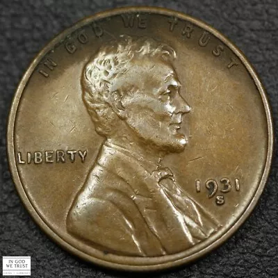 1931 S Lincoln Wheat Copper Cent 1C • $105