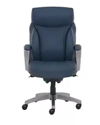 La-Z-Boy Leather Executive Chair Blue (51447) • $299.99