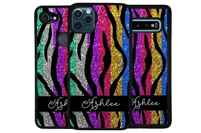 Tiger Zebra Animal Skin Personalized Phone Case For Apple Samsung LG Google • $24.99