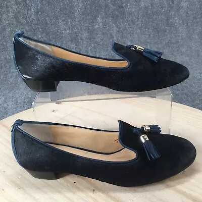 VC Signature By Vince Camuto Shoes Womens 10 M Nancy Tassel Slip On Loafer Blue • $24.99