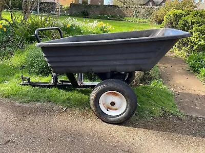 ATV / Ride On Mower Tractor / Garden Tipping Trailer • £85