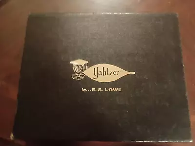 1961 Vintage Black Box Yahtzee Game • $14