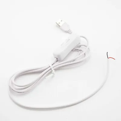 $4.39 • Buy 501 303 304 On/off Switch Wire 5V USB Male Cable Charging Extension Dimmer Cord