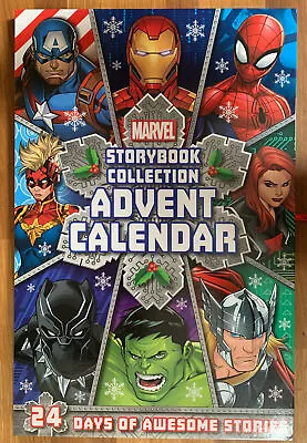 Oversized Marvel Xmas Advent Calendar 24 Mini StoryBooks • $28