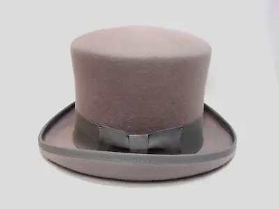 Gray Mad Hatter Dickens Top Hat Size L/XL Wedding Re-enactment NEW • $54