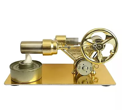 Stirling Engine External Combustion Micro Generator Steam Engine 1 Piston • $34.50