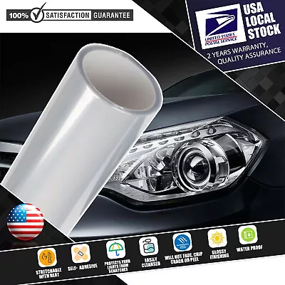 Car AntiScratch Transparent Protection Film Vinyl Sheet Wrap Sticker Bubble Free • $8.49