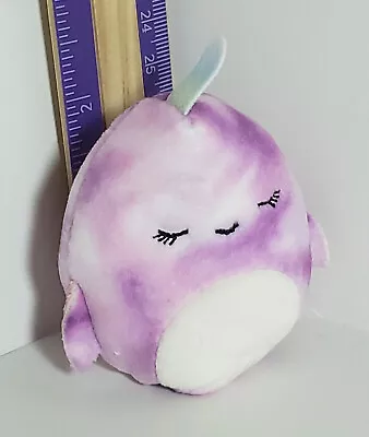 Squishmallows Squishville Blind Capsule Nabila The Purple Narwhal 2 Inch • $7.50