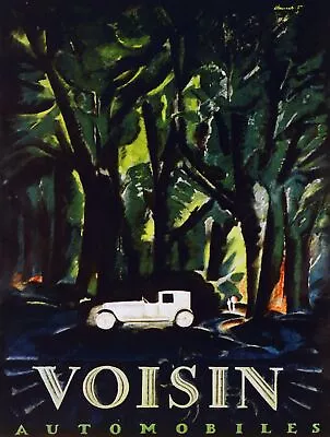 Voisin Automobiles Ad Decorative Poster.Fine Graphic Home Art Design. 2833 • $35