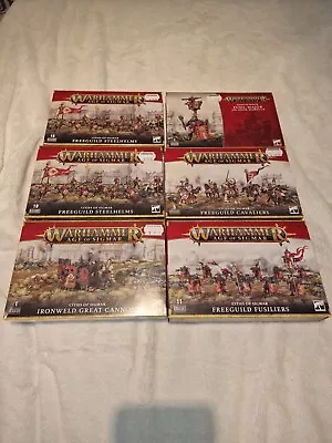 Warhammer Age Of Sigmar Cities Of Sigmar Starter Army New In Boxes • £150