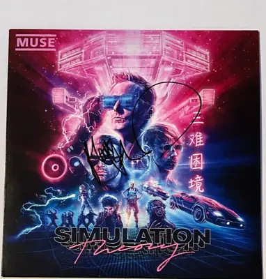 Muse Matthew Bellamy Signed Simulation Theory Vinyl Beckett Certified Bas • $329