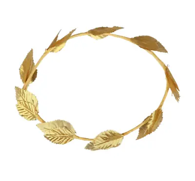 £3.99 • Buy Greek Roman Emperor Toga Party Gold Laurel Leaf Headband Fancy Dress Accessories