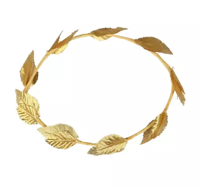 £3.99 • Buy Greek Roman Emperor Toga Party Gold Laurel Leaf Headband Fancy Dress Accessories