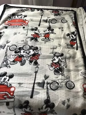 Mickey And Minnie Mouse Handmade Fleece Baby / Toddler / Lap Blanket New • $15