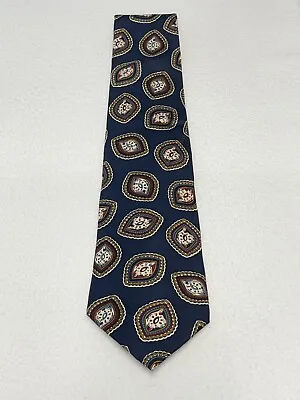 417 By Van Heusen Necktie 100% Silk Tie Multicolored Design • $14.65