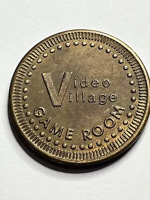 VINTAGE VIDEO VILLAGE ARCADE GAME TOKEN #sh1 • $9.77