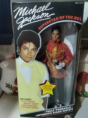 LJN 1984 Michael Jackson Doll American Music Awards Outfit Superstar Of The 80s • $65