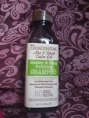 Creme Of Nature Aloe & Black Castor Oil Shampoo 12 Oz • £9.99