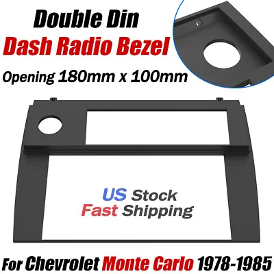 For 1978-1985 Chevy Monte Carlo Double Din Dash Radio Bezel Bracket 180 X 100mm • $35.99