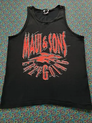 Vintage Maui And Sons Tank Top Size Large 90's Surfing Skate • $25