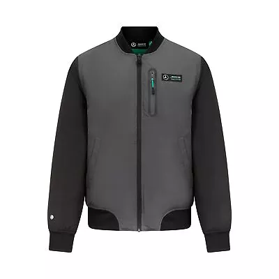 Men's Bomber Grey Mercedes AMG F1 Jacket (XXL) • $174.20