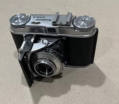 Vintage 1960's German Voigtlander VITO II 1:3.5/50 Folding Cover 35MM Camera • $37.50