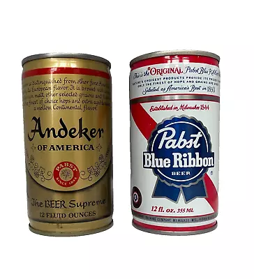 Pabst Blue Ribbon  & Andeker Beer   Flat Top - 12 Oz Cans • $19.50