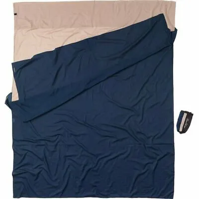 Cocoon Double Travel Sheet Or Double Sleeping Bag Liner - 100% Egyptian Cotton  • £49.99