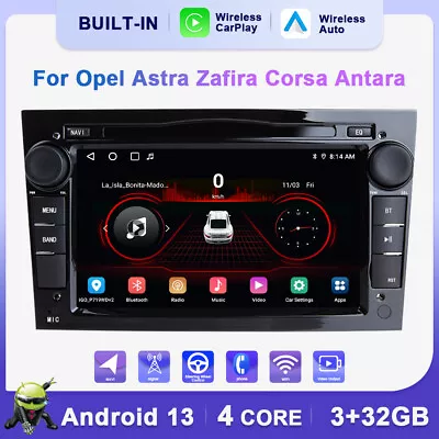Android13 CarPlay DAB Car Radio Stereo GPS For Vauxhall Opel Astra Corsa Vectra • £159.99