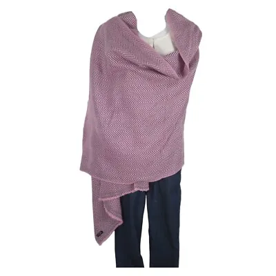 Cashmere |4 Ply| Shawl/Throw|Nepal|'Natural'|2 Colors| Lilac & Gray • $78.20