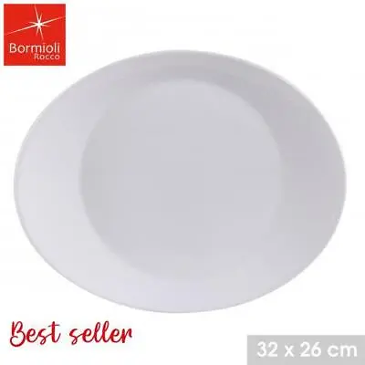 £3.75 • Buy White Oval Steak Plate Dining Serving Platter Single