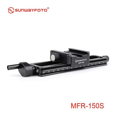 Sunwayfoto MFR-150 Macro Focusing Rail Slider Close-Up Shooting For Camera DSLR • £71.27