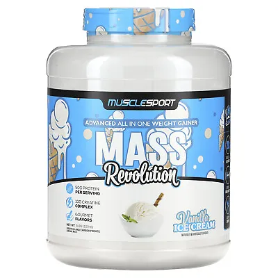 Mass Revolution Vanilla Ice Cream 6 Lbs (2721 G) • $54.86