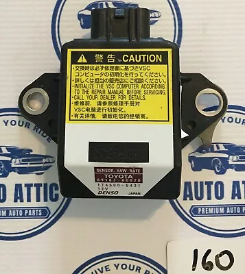 2007-2011 Toyota Camry Suspension Yaw Rate Sensor Module Genuine OEM 89183-60020 • $45.49