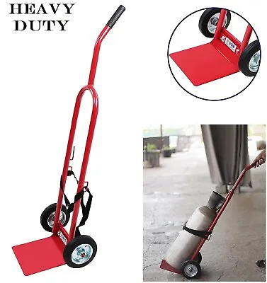 Propane Cylinder Dolly Hand Truck Gas Tank Torch Holder Move Cart Single Handle • $72.99