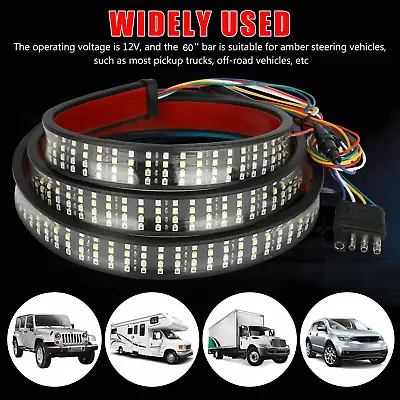 60inch For Toyota Cab Pickup 4 Row 6 Functions LED Strip Rear Tailgate Light Bar • $24.99