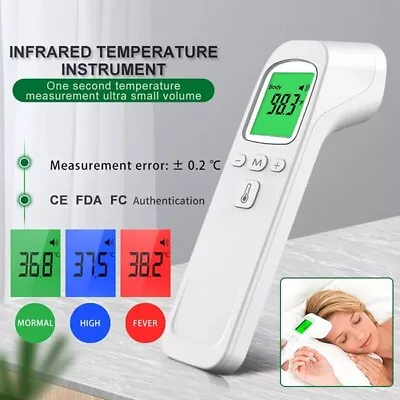 Non Touch Infrared Temperature Thermometer Digital Forehead Baby Adult Body Gun • $16.67