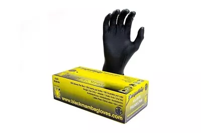 $29 • Buy Black Mamba Torque Grip Nitrile Gloves BTG-130 XL (Box Of 100)
