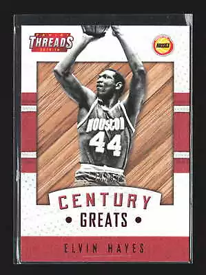 2015-16 Panini Threads #7 Elvin Hayes Century Greats Red Rockets #/99 • $4.35