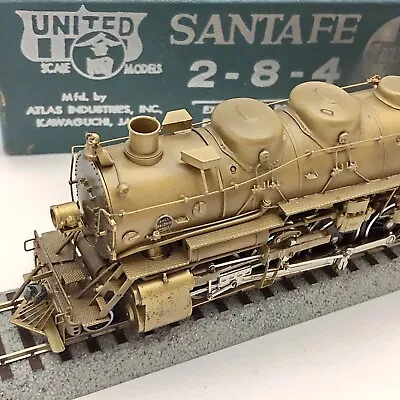 HO Brass UNITED 1967 PFM 2-8-4 BERKSHIRE ATCHISON TOPEKA & Santa Fe • $249.99