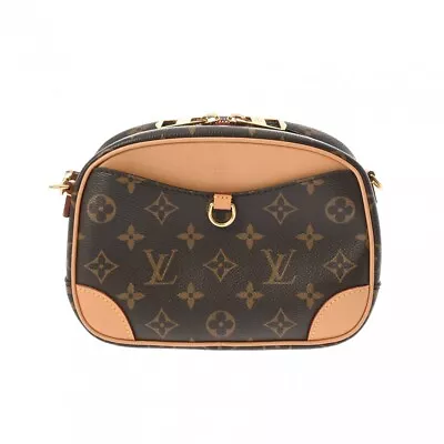 LOUIS VUITTON Monogram Deauville MINI Brown M45528 Shoulder Bag 800000121976000 • £1434.25