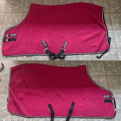 £25 • Buy 6'0 Rambo Horsewear Techni Waffle Cooler Burgundy