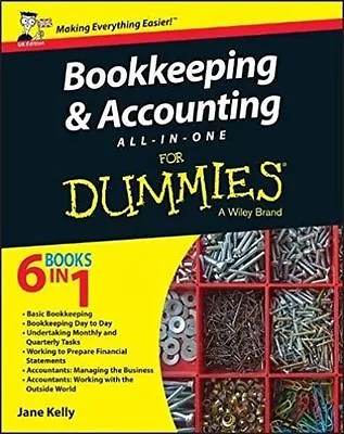 Bookkeeping And Accounting All-in-One For Dummies - UK UK Edition By Kelly The • £14.01