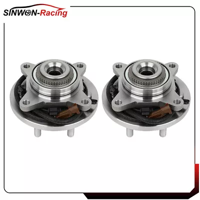 2 For 2015 2016 2017 Ford F-150 4WD W/ABS Front Wheel Bearing & Hub Assembly • $123.19