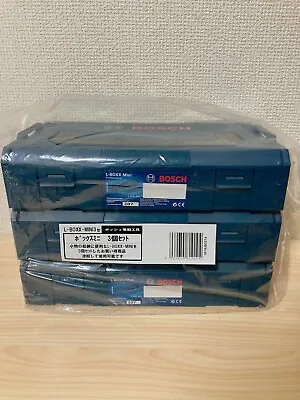Bosch Professional L-BOXX L-BOX X-MINI3 Box Mini Set Blue Tool Case • $69.99