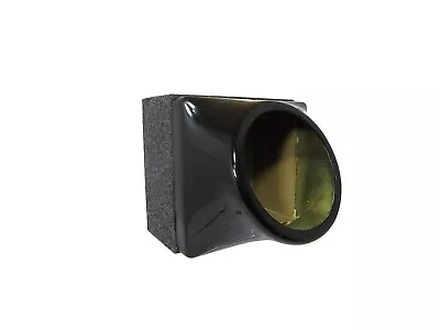 Single 10 Fiberglass Sub Woofer Speaker Box Enclosure Carpeted MDF Case Black • $94.99